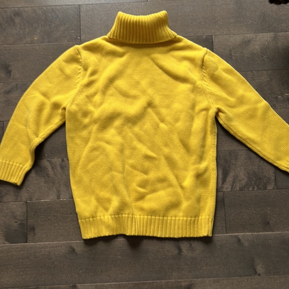 Ralph Lauren knitted yellow turtle neck sweater, size medium - Picture 2 of 3